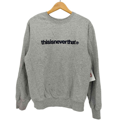 ディスイズネバーザット thisisneverthat T-LOGO CREWNECK ロゴ 刺繍 クルーネック スウェット メンズ import:S