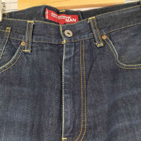 ジュンヤワタナベコムデギャルソンマン JUNYA WATANABE COMME des GARCONS MAN ストレートデニムパンツ メンズ 36×33