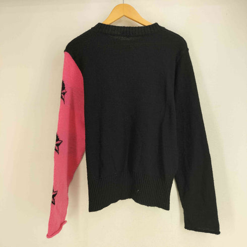 HELL CAT PUNKS 00S アクリル混 ナイロン ドクロ ニット Y2K レディース JPN:M