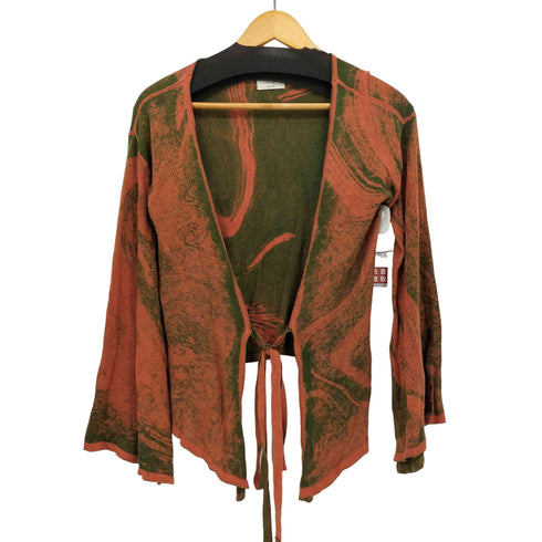 ジュエミ Juemi MARBLE CACHE-COEUR KNIT TOP マーブル カシュクール ニット トップス レディース FREE