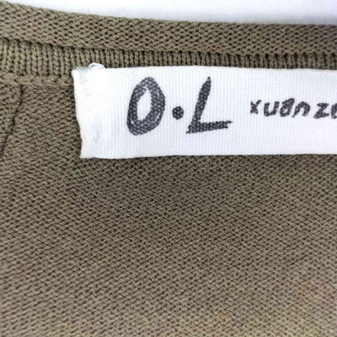O.L XUANZE リブラインデザインニット レディース