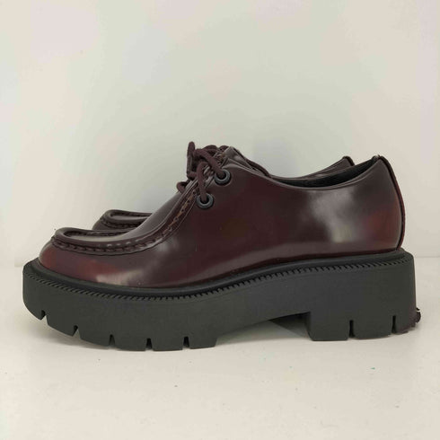 ザラ ZARA PLATFORM LOAFER 厚底 チロリアン シューズ プラットフォーム ローファー レディース EUR:36