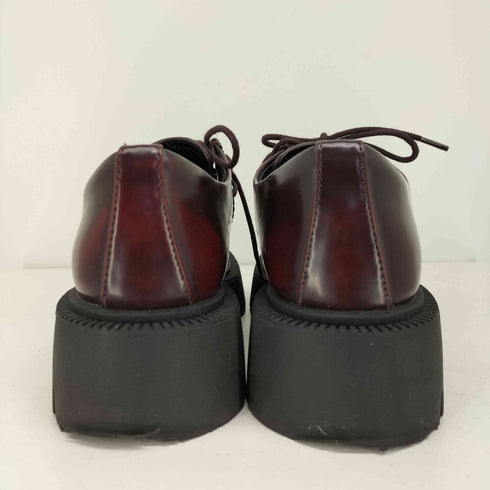 ザラ ZARA PLATFORM LOAFER 厚底 チロリアン シューズ プラットフォーム ローファー レディース EUR:36