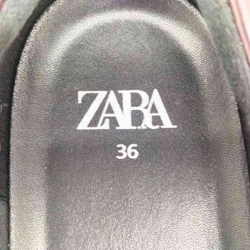 ザラ ZARA PLATFORM LOAFER 厚底 チロリアン シューズ プラットフォーム ローファー レディース EUR:36