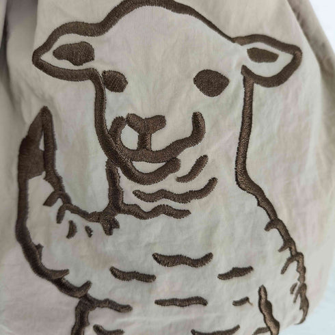 グラニフ graniph LAMB CHOP 刺繍 ハンドバッグ レディース