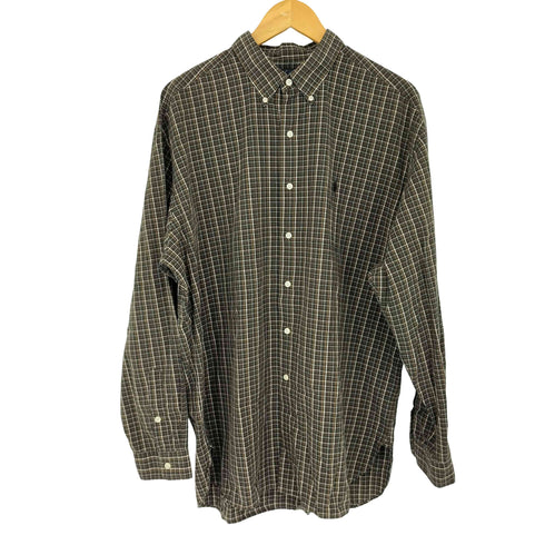 ラルフローレン RALPH LAUREN mcmeel チェック BDシャツ メンズ import:XL