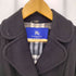 バーバリーブルーレーベル BURBERRY BLUE LABEL 裏地ノバチェック ウール チェスターコート レディース 36