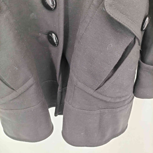 バーバリーブルーレーベル BURBERRY BLUE LABEL 裏地ノバチェック ウール チェスターコート レディース 36