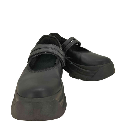 ザラ ZARA PLATFORM FLAT BALLET SNEAKER バレエ フラット スニーカー レディース EUR:38
