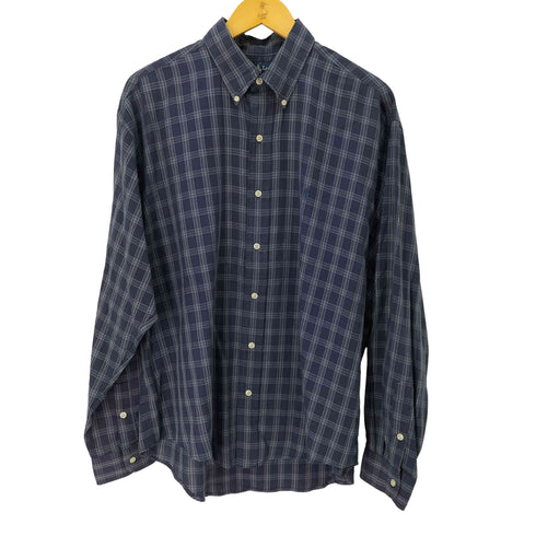 ラルフローレン RALPH LAUREN blake ポニー刺繍 チェック BDシャツ メンズ import:L