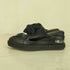 イエロー YELLO JET BLACK SNEAKER MULES レディース JPN:S
