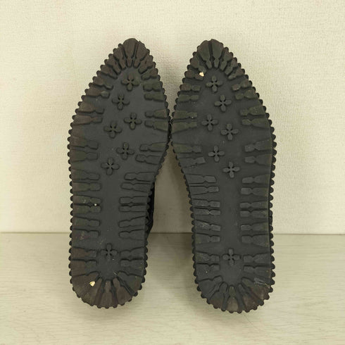 イエロー YELLO JET BLACK SNEAKER MULES レディース JPN:S