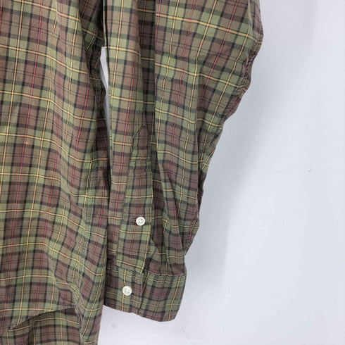 ラルフローレン RALPH LAUREN classic fit ポニー刺繍 チェック BDシャツ メンズ import:M