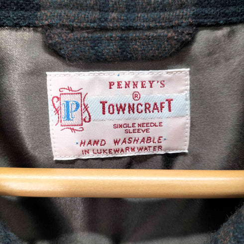 タウンクラフト TOWNCRAFT Pタグ復刻 チェック ボードシャツ メンズ 42-44