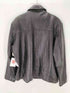 アイゾッド IZOD 裏地キルト 肩パッド ジップアップ レザー ジャケット メンズ import:L