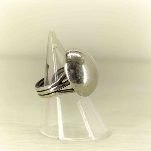sterling silver ドームリング レディース 8