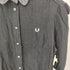 フレッドペリー FRED PERRY 襟チェック切替 レーヨン シャツワンピース レディース US:4