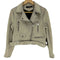 ザラ ZARA スエード ダブル ライダース ジャケット レディース import:M