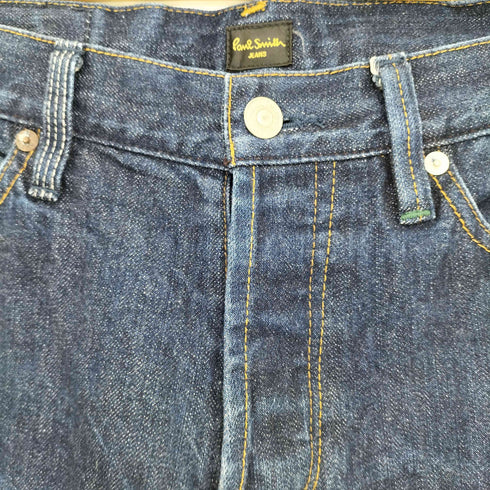 ポールスミス Paul Smith コットン ボタンフライ デニムストレートパンツ メンズ JPN:S