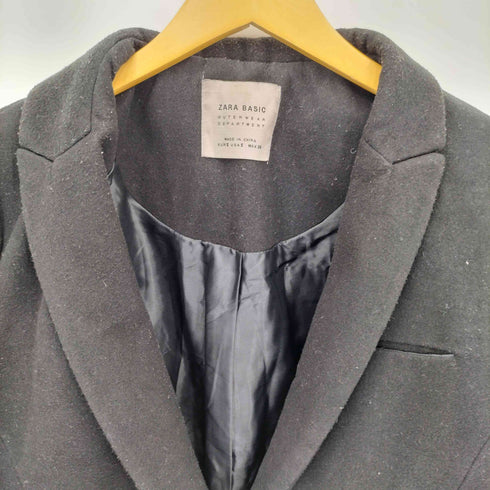 ザラ ZARA WOMAN ウール ロング 1B チェスターコート レディース import:XS
