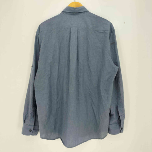 ステューシー Stussy WORK 90s 紺タグ チェック ダブルポケットシャツ メンズ import:L