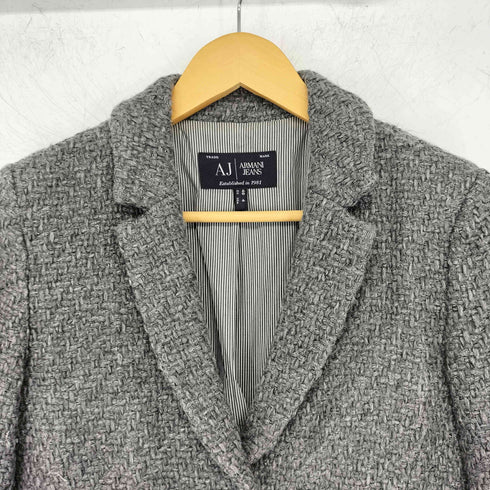 アルマーニジーンズ ARMANI JEANS ツイードジャケット レディース EUR:40