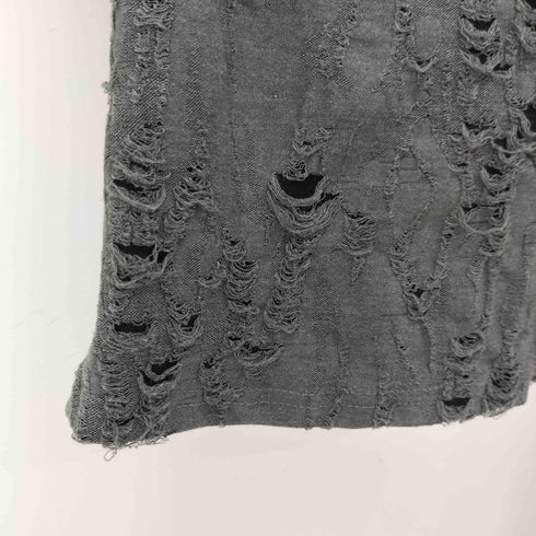 クロップドタンクトップ フード付き グランジ レディース import:S