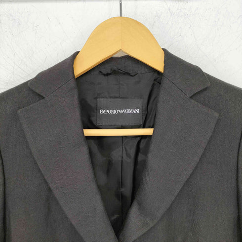 エンポリオアルマーニ EMPORIO ARMANI リネンテーラードジャケット レディース EUR:38