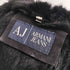 アルマーニジーンズ ARMANI JEANS 裏地ファー パッチワークレザー ジャケット レディース FR:34