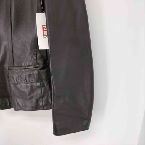 エンポリオアルマーニ EMPORIO ARMANI レザーテーラードジャケット レディース EUR:40
