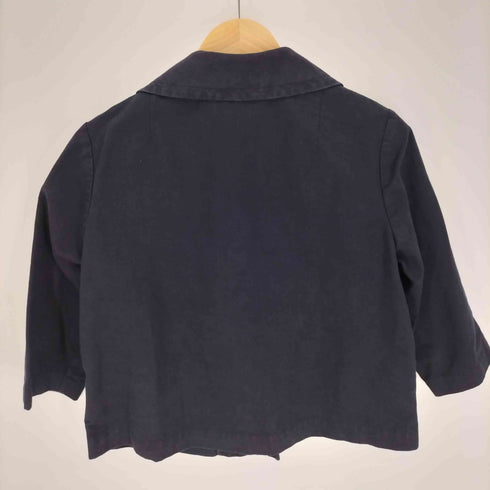 マルニ MARNI ポルトガル製 3B リネン混 マルチポケット クロップド ジャケット レディース EUR:40