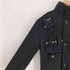 ラルフローレン RALPH LAUREN スイス軍 ミリタリー M-60 エポレット Dカン マルチポケット 2WAY スタンドネック ジャケット レディース import:S