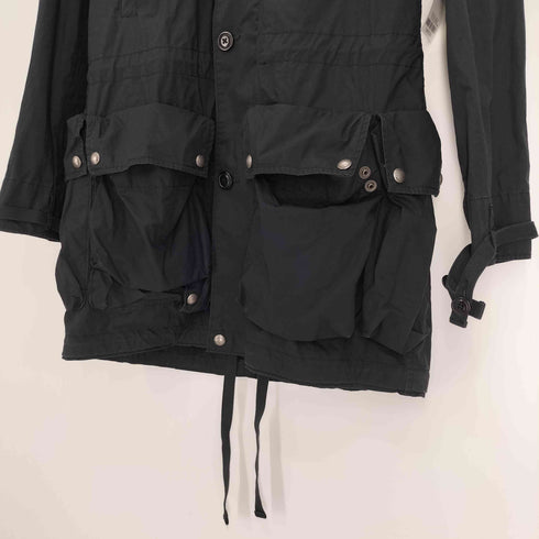 ラルフローレン RALPH LAUREN スイス軍 ミリタリー M-60 エポレット Dカン マルチポケット 2WAY スタンドネック ジャケット レディース import:S