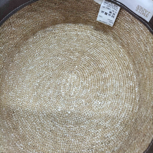 カシラ CA4LA ボーダー柄 麦わらカンカン帽 レディース JPN:M