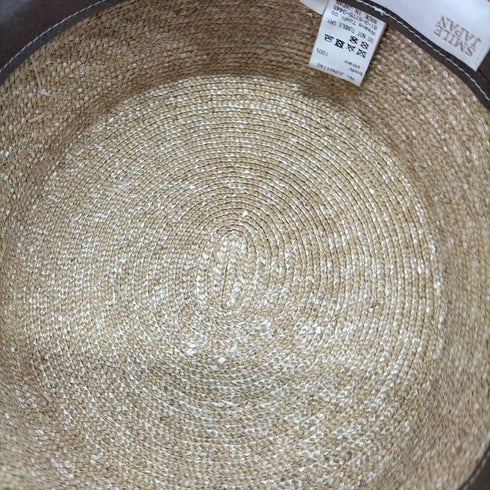 カシラ CA4LA ボーダー柄 麦わらカンカン帽 レディース JPN:M