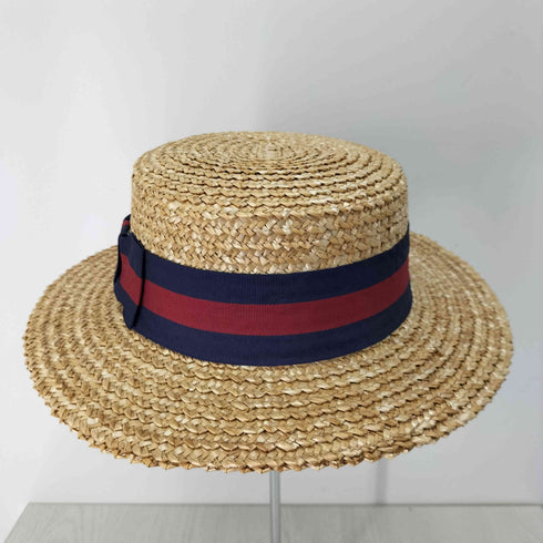 Denton Hats 英国製 天然草木 麦わら カンカン帽 メンズ JPN:M