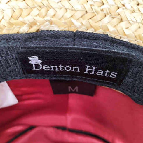 Denton Hats 英国製 天然草木 麦わら カンカン帽 メンズ JPN:M
