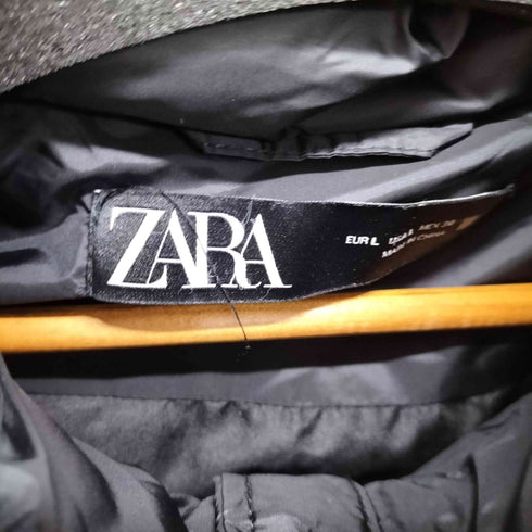 ザラ ZARA グレーダックダウンジャケット レディース JPN:L