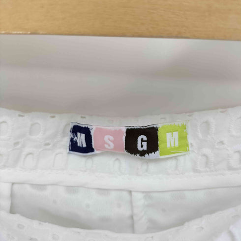 エムエスジーエム MSGM レース デザイン ワイドパンツ レディース EUR:38