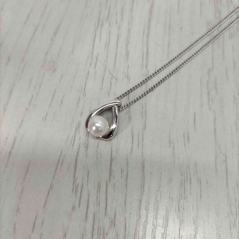 タサキシンジュ TASAKI SHINJU silver刻印 パールネックレス レディース