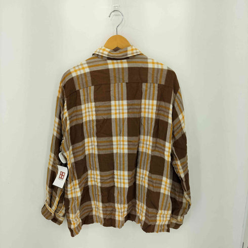 アロー ARROW 60-70s カナダ製 Hunter Checks REGULAR FIT レーヨン チェック シャツ メンズ