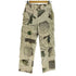 オオタ ohta 15AW 総柄 ウサギ 瓶 石 サイドフリンジ ワイド パンツ メンズ W2
