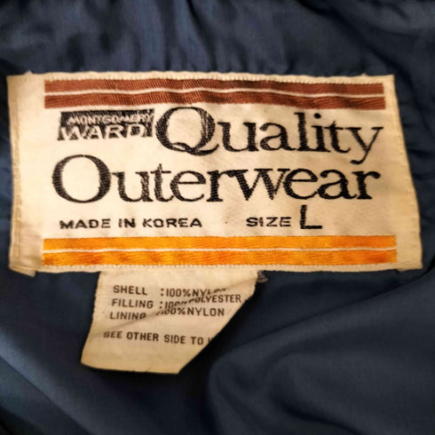 モンゴメリーワード MONTGOMERY WARD 90s Quality Outerwear リップストップ中綿ジャケット メンズ JPN:L