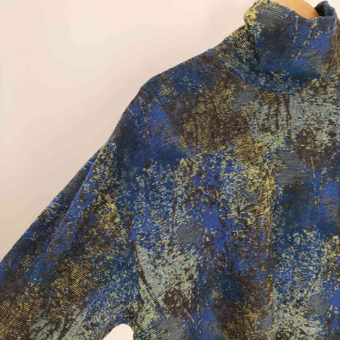 メゾンスペシャル MAISON SPECIAL 21AW アブストラクト パイル ジャガード プライム オーバー タートルネック ロングスリーブ Tシャツ ユニセックス メンズ JPN:46