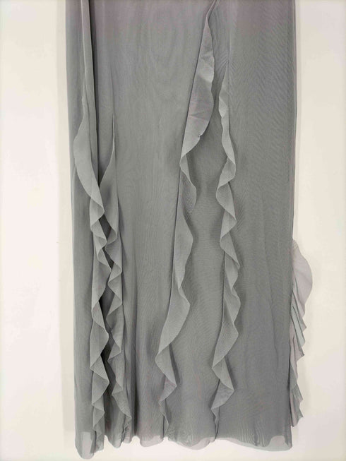 ザラ ZARA Ruffled Tulle Skirt フリル チュール スカート レディース M