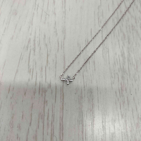 スワロフスキー SWAROVSKI SILVER 刻印 十字架 ネックレス レディース ONE SIZE