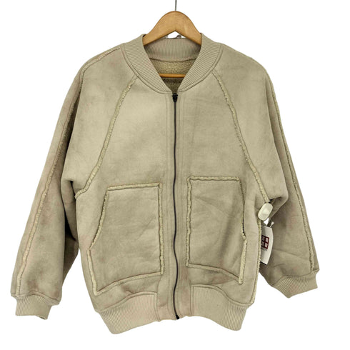 チャオパニック Ciaopanic リバーシブル フェイクムートン ジャケット レディース FREE