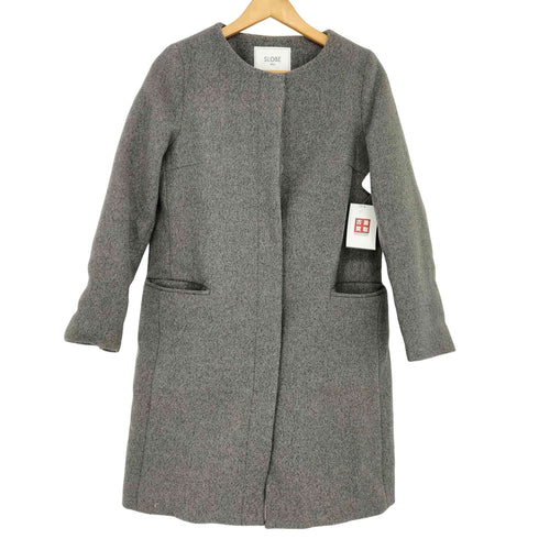 スローブイエナ SLOBE IENA ノーカラーウールコート レディース JPN:38