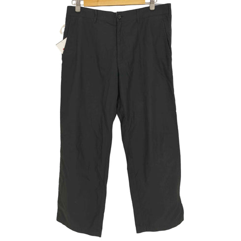 コムデギャルソンオム COMME des GARCONS HOMME 09SS 裏地ストライプ コットン ストレート パンツ AD2008 メンズ JPN:L