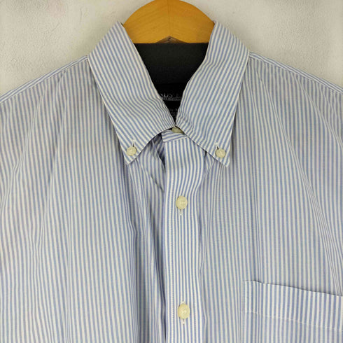ランズエンド LANDS END ストライプ L/S BDシャツ メンズ 15 2/1-3